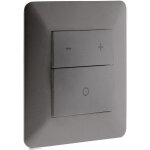 Zenitech - variateur led 3 boutons avec mmoire d'intensit lumineuse titanium - artezo