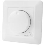 Variateur led, encastr� pour led et halog�ne � intensit� variable, 5 - 300 w, contr�le de phase