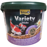 Variety sticks 10 litres - 1. 65 kg nourritures pour poissons rouges, carpes koïs et vos mélanotes tetra ... Variety sticks 10 litres - 1. 65 kg nourritures pour poissons rouges, carpes koïs et vos mélanotes tetra ...