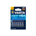 Pile alcaline aaa longue dur�e - lr - 3 varta blister 6 unit�s