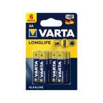 6 piles lr06 aa varta long life sous blister 6 piles lr06 aa varta long life sous blister