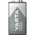 Lithium 9v bli 1 pile 6lr61 (9v) lithium 1200 mah 9 v 1 pc(s) x37027 - varta