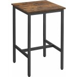 Vasagle - table haute, table de bar carrée, cadre en acier, 60 x 60 x 92 cm, montage facile, pour cuisine, ... Vasagle - table haute, table de bar carrée, cadre en acier, 60 x 60 x 92 cm, montage facile, pour cuisine, ...
