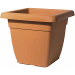 Vase carr� dans les mati�res plastiques ath�na telcom pour les fleurs et les plantes 45x45xh40cm