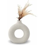 Vase, vase en c�ramique d�coration de la maison minimaliste d�co blanc v�g�tarien en c�ramique pot de ...