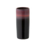 Vase c�ramique rouge et noir winno h 35 cm