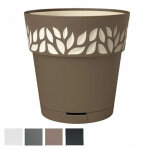 Vase cloe rond en verre blanc 15 h 15 stefanpl