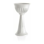 Vase colonne - alba - d 43 cm - blanc - livraison gratuite