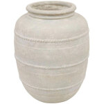 Vase d�co jarre  romia  46cm beige