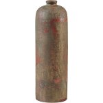 Beliani - vase d�coratif cuivr� et vert en terre cuite 41 cm effet vieilli pour salon ubeda