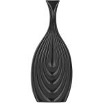 Beliani - vase décoratif de forme de cruche fabriqué en céramique noire de 39 cm de hauteur au style ... Beliani - vase décoratif de forme de cruche fabriqué en céramique noire de 39 cm de hauteur au style ...