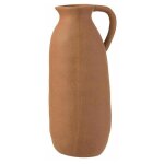 Paris prix - vase design en c�ramique 'cruche' 37cm marron
