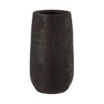 Paris prix - vase design en cramique 'irrgulier' 42cm noir