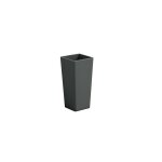 Vase � fleurs carr� 85 cm de hauteur  clou  veca - couleur : havane - colore: avana