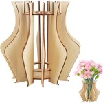 Vase pour fleurs lego, kit de construction de vases en bois, puzzle en bois, vase pour bouquet de lego, ...