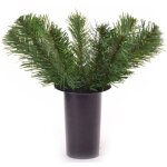 Vase fun�raire avec poids, vert, 30 cm