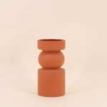 Vase g�om�trique terracotta 20cm