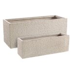 Bizzotto - vase en pierre grande 600x300x240