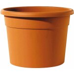 Vase de r�sine de jardin ronde pour les fleurs et les plantes diana telcom 18xh13 cm.