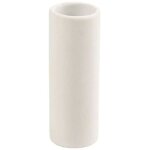 Vase en terre cuite - 11 x 4 cm - blanc - d�coratif - style contemporain