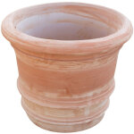 Biscottini - vase en terre cuite pots de fleurs d'extrieur 80x68 cm jardinire de balcon grand pot de ...