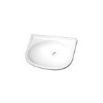 Imline ? vasque � poser 390x300x115 mm ? plastique blanc ? pour espaces restreints en caravane et camping ...
