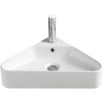 Mob - in - vasque  suspendre d'angle en cramique blanche 42, 5cm