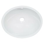 Alape lavabo � encastrer eb. o525, ovale l : 525mm h : 150mm p :