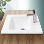 Luxebath - ecd germany vasque � encastrer lavabo encastr� - 610x465x175 mm - en c�ramique - avec trop ...