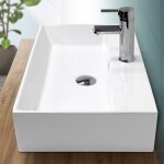 Ecd germany vasque à poser lavabo salle de bain - en céramique - blanc - 605 x 365 x 130 mm - lave - ... Ecd germany vasque à poser lavabo salle de bain - en céramique - blanc - 605 x 365 x 130 mm - lave - ...
