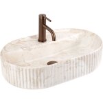 Vasque � poser rea marcela 50 vanilla beige