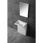 Bernstein - vasque au sol en pierre solide twz29 - 60 x 47 x 85 cm