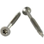 Vba vis bois agglo vis autoperceuse t�te frais�e tf crant� 4. 5x35 torx t20 inox a2 - 10 pi�ces
