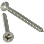 Vba vis bois agglo t�te frais�e pozi n�1 3x50 filetage total inox a4 microvis - 30 pi�ces