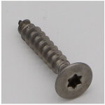 Vba vis bois agglo t�te frais�e torx t25 5x60 filetage total inox a2 - 100 pi�ces