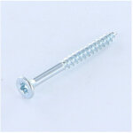 Vba vis bois agglo t�te frais�e torx t30 6x80 filet�e sur 48 acier zingu� - 30 pi�ces