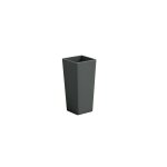 Veca - vase clou carr� avec cache - pot 65 cm - chocolat