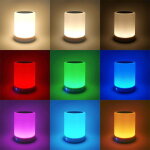 Veilleuse bluetooth avec haut - parleur int�gr� pour adolescents (filles et gar�ons), lampe de chevet ...