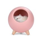 Veilleuse chat mignon veilleuse led rechargeable usb  double alimentation