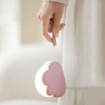 Veilleuse enfant rechargeable, lampe de nuit nuage nomade pour allaitement, torche enfant portable