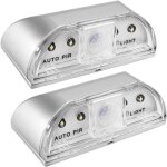 Veilleuses lampes de nuit pour trou de serrure, lot de 2 infrarouge veilleuse led pour serrure de porte, ...