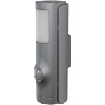 Veilleuse led argente, fonction lampe de poche 2 en 1, capteur de lumire, dtecteur de mouvement, fonctionne ...