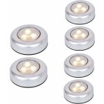 Veilleuse led  ples sans fil touch light stick on wireless touch light warm 6 pcs - fei yu - zvd