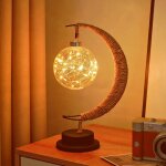 Veilleuse en lumire de lune toile magique lumire dcorative led pour ftes, mariages, chambres et ...