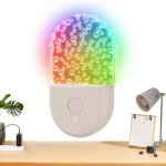 Veilleuse murale 6 couleurs changeantes ? enfichable, escalier / couloir, multicolore