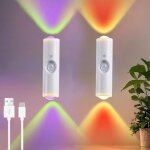 Veilleuse murale portable, lampe murale led magntique rechargeable par usb, veilleuse  dtecteur de ...