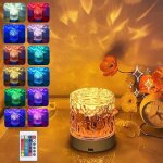 Veilleuse tactile en cristal, projecteur de vagues océaniques, lumières rvb rechargeables par usb, pour ... Veilleuse tactile en cristal, projecteur de vagues océaniques, lumières rvb rechargeables par usb, pour ...