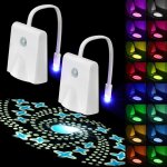 Veilleuse de toilette led � d�tecteur de mouvement, 16 couleurs, rechargeable par usb, avec d�tecteur ...
