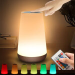 Veilleuse usb rechargeable ? t�l�commande ? 13 couleurs ? tactile ? acrylique blanc