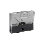 Ampèremètre analogique de tableau 50ma cc 60 x 47mm velleman aim6050 Ampèremètre analogique de tableau 50ma cc 60 x 47mm velleman aim6050